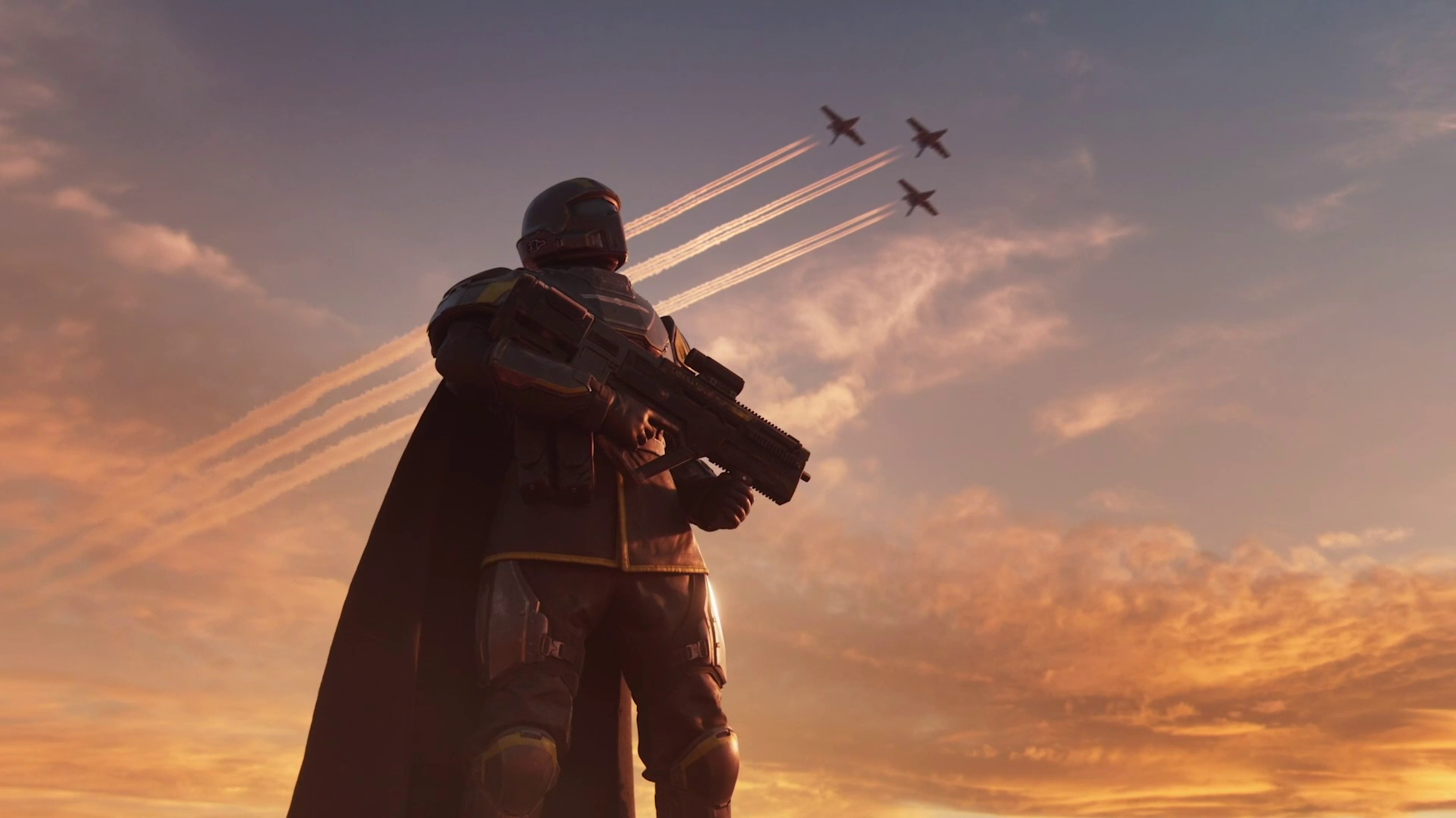 Helldivers 2 soldati Super Earth propaganda democratica screenshot gameplay