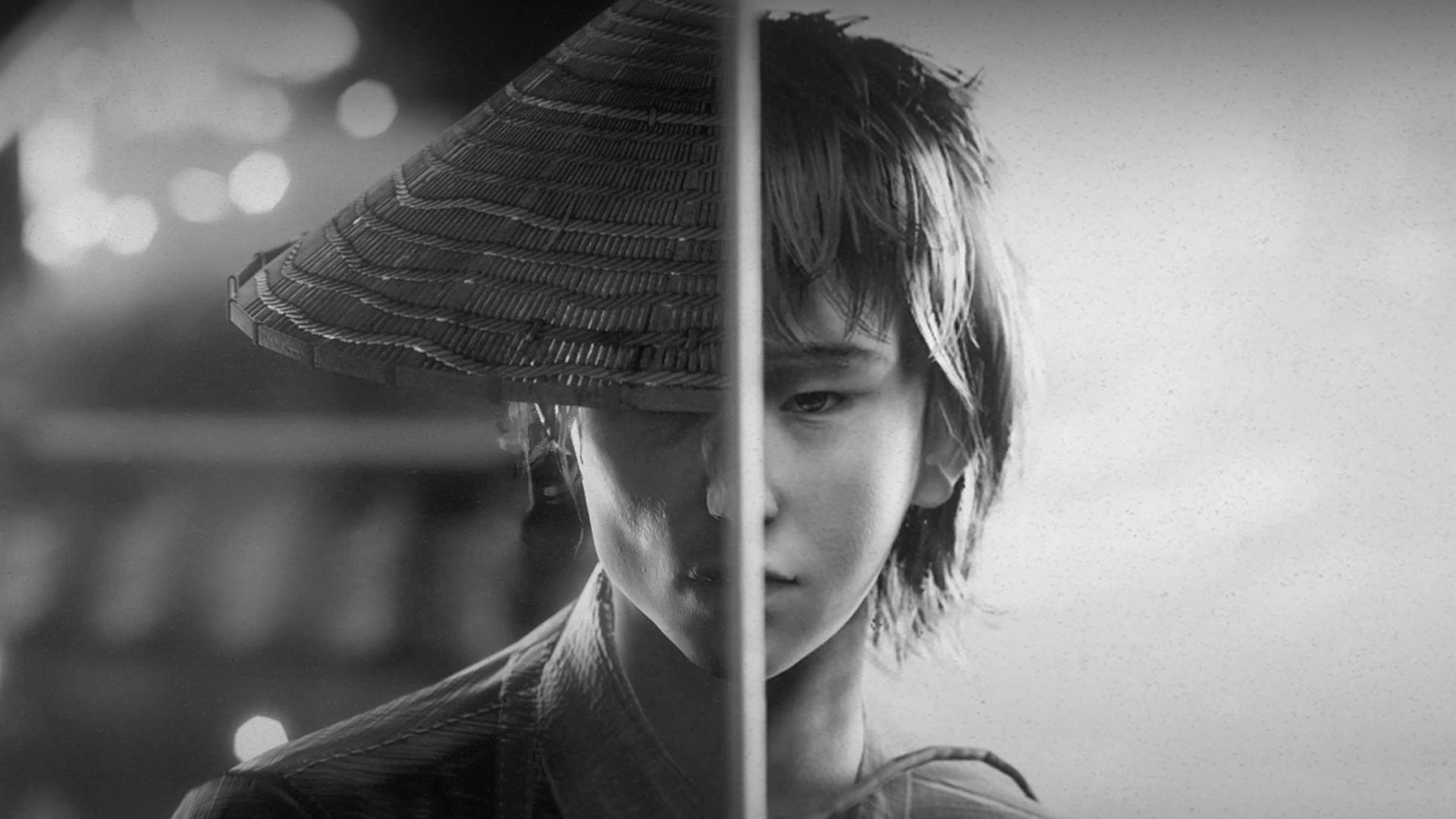 Trek to Yomi Hiroki combattimento bianco e nero camera fissa stile Akira Kurosawa