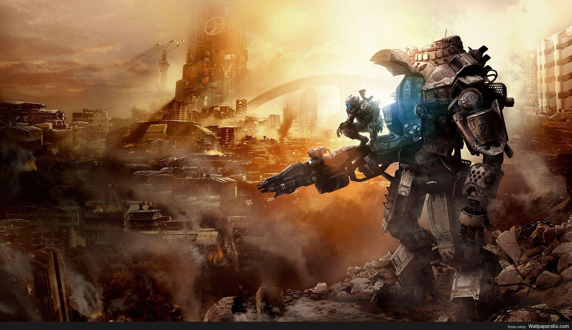 Jack Cooper e BT-7274 in Titanfall 2, Respawn Entertainment 2016