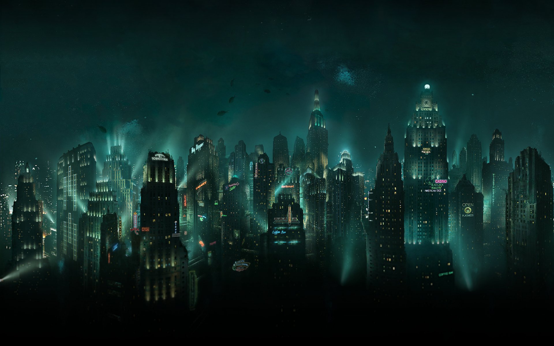 Rapture, la città sottomarina Art Déco di BioShock creata da Andrew Ryan, inondata e in rovina