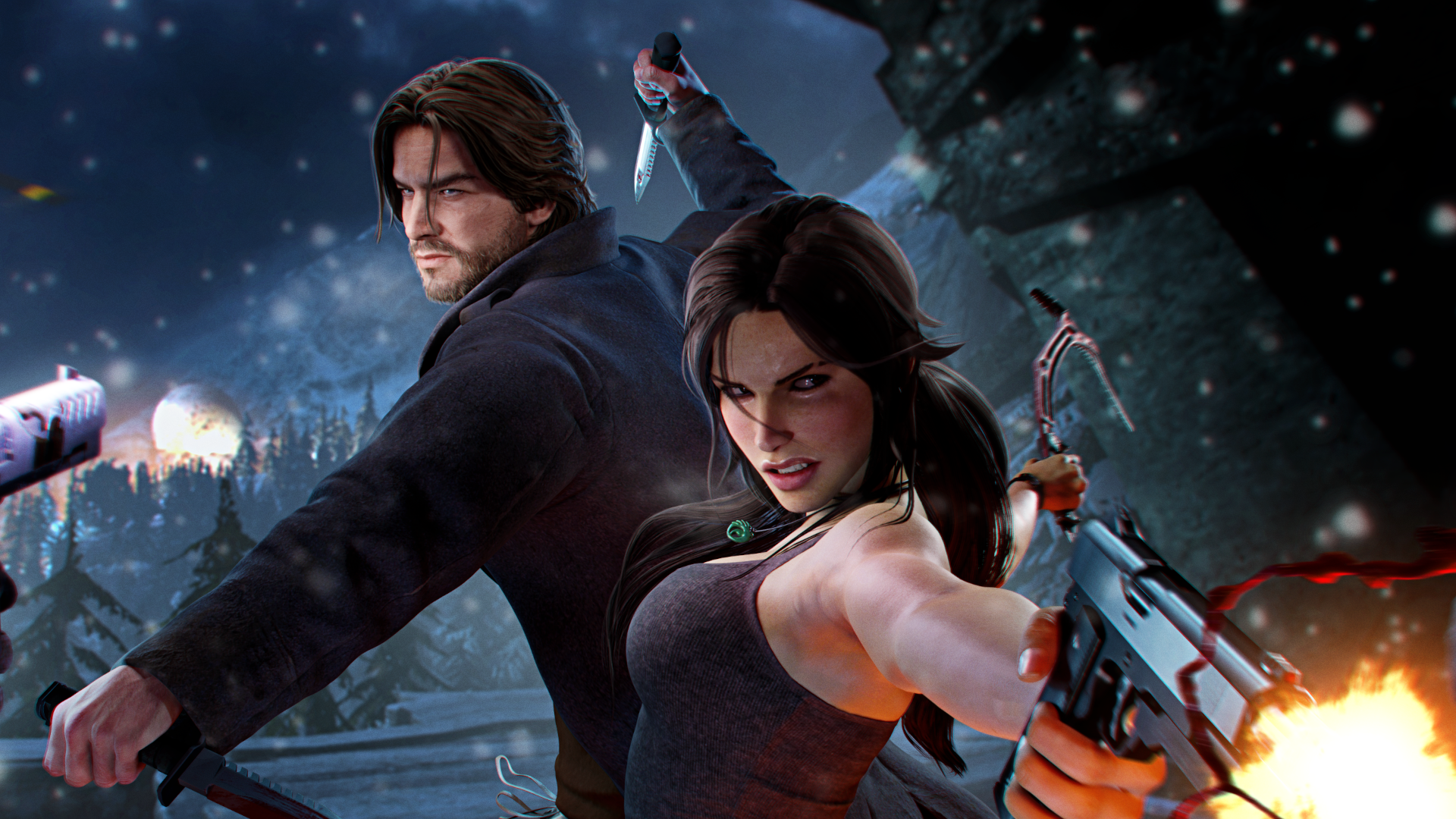 Jacob, il Profeta immortale, tra i Discendenti nell'Acropoli di Kitež in Rise of the Tomb Raider, Crystal Dynamics 2015